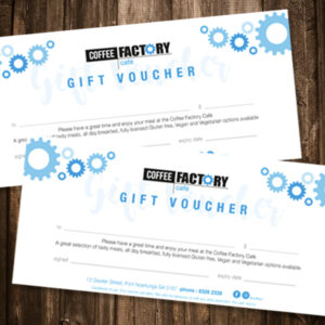 coffee factory gift vouchers