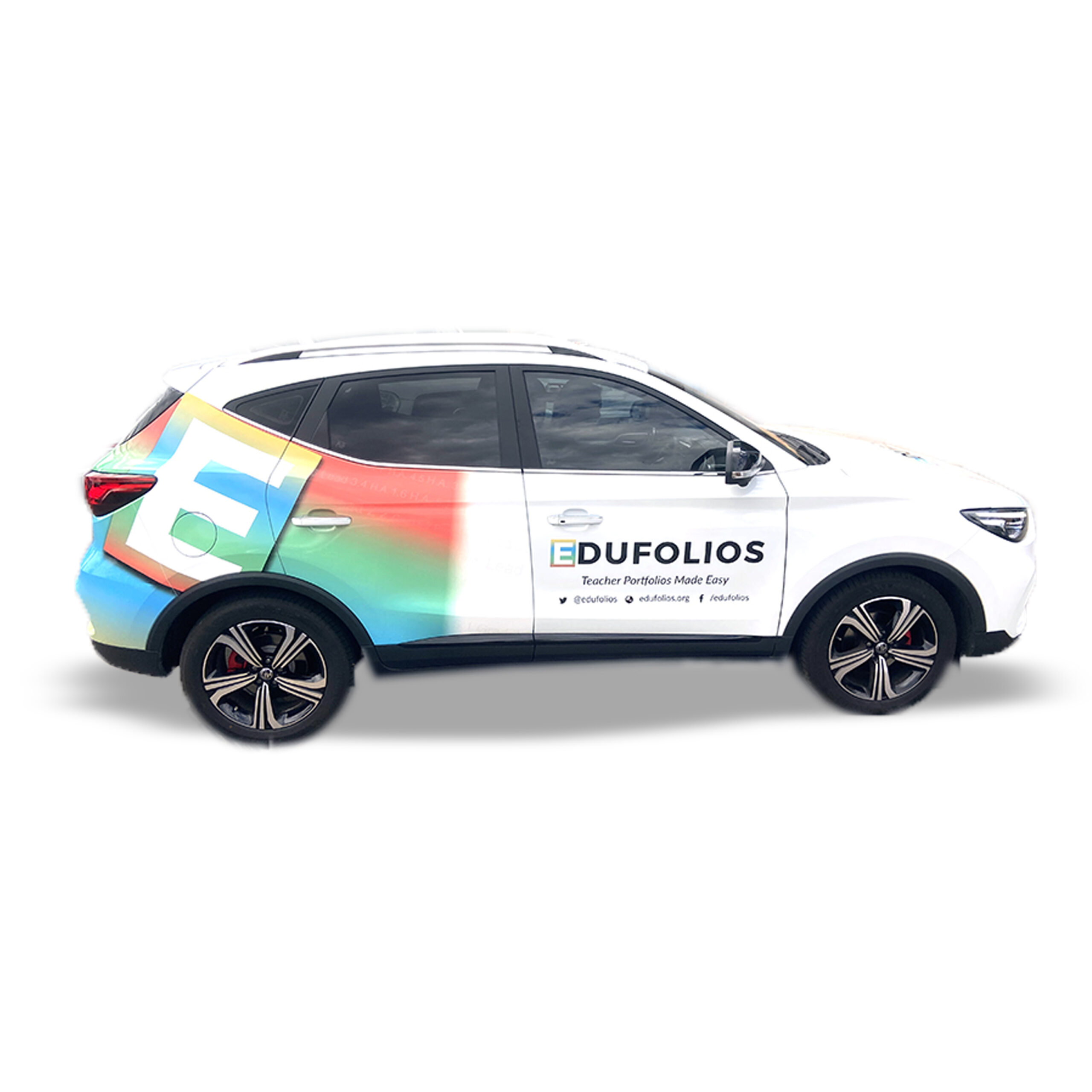 edufolio vehicle wrap