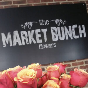 market bunch flowers logo