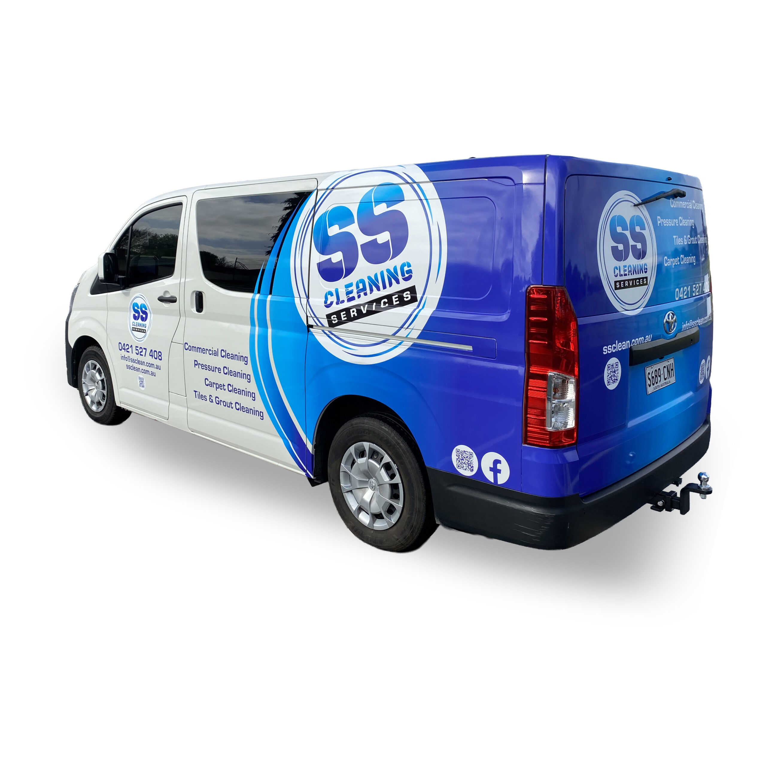 ss cleaning van wrap